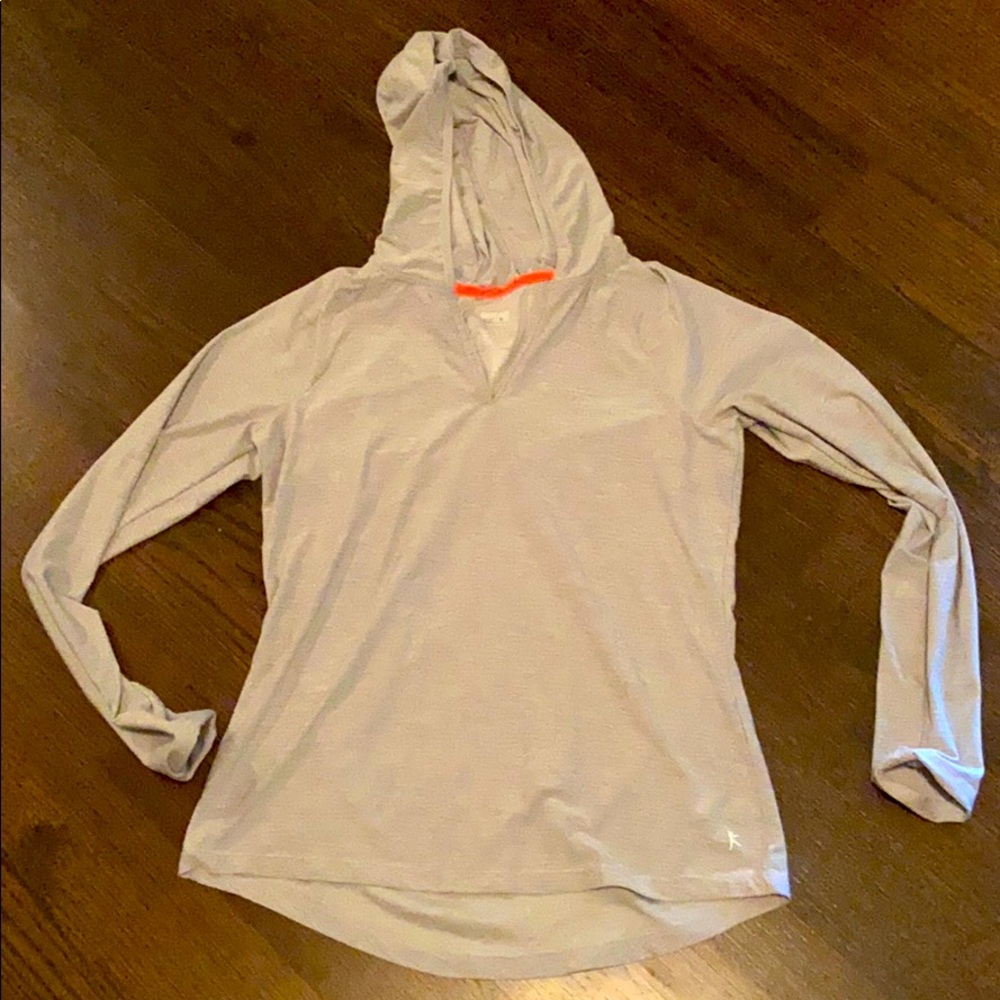 Gray Danskin hooded top